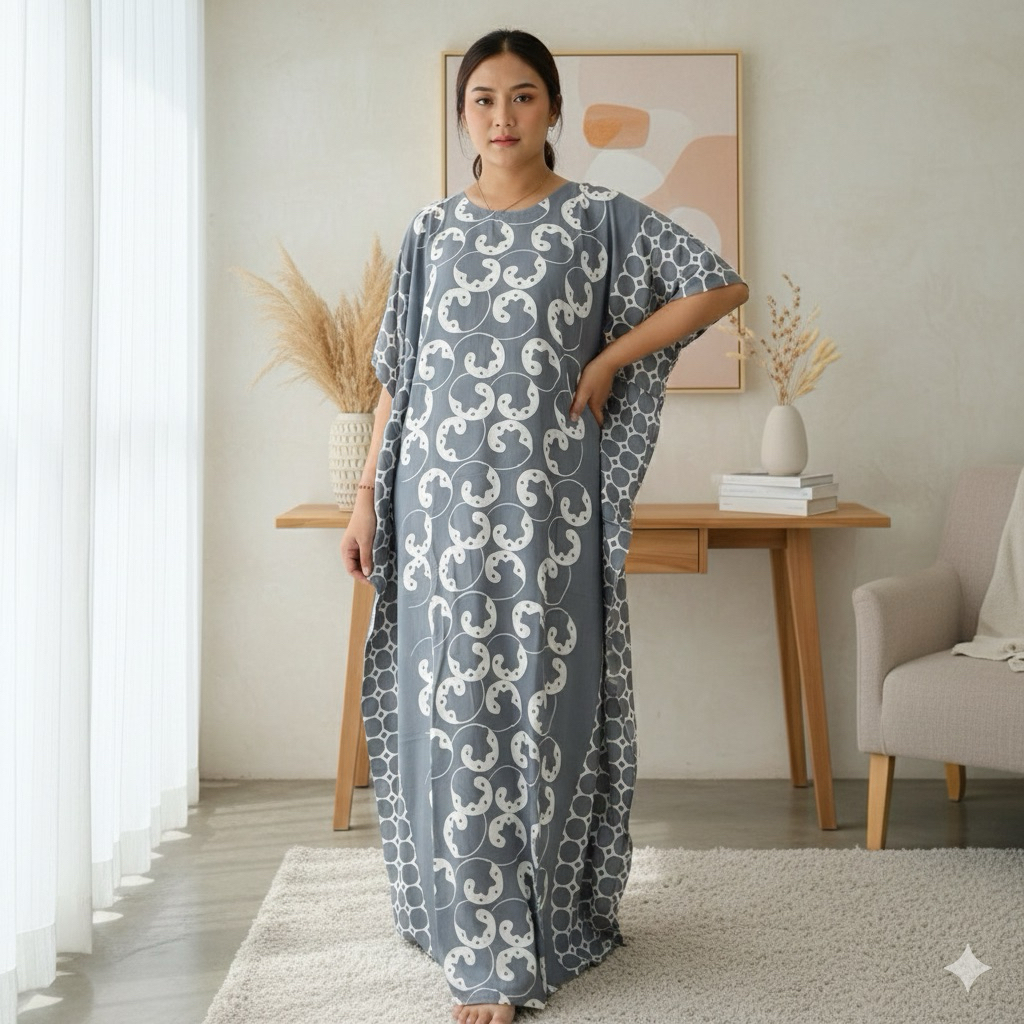 Batik Huza longdres kafftan kalong/lowo