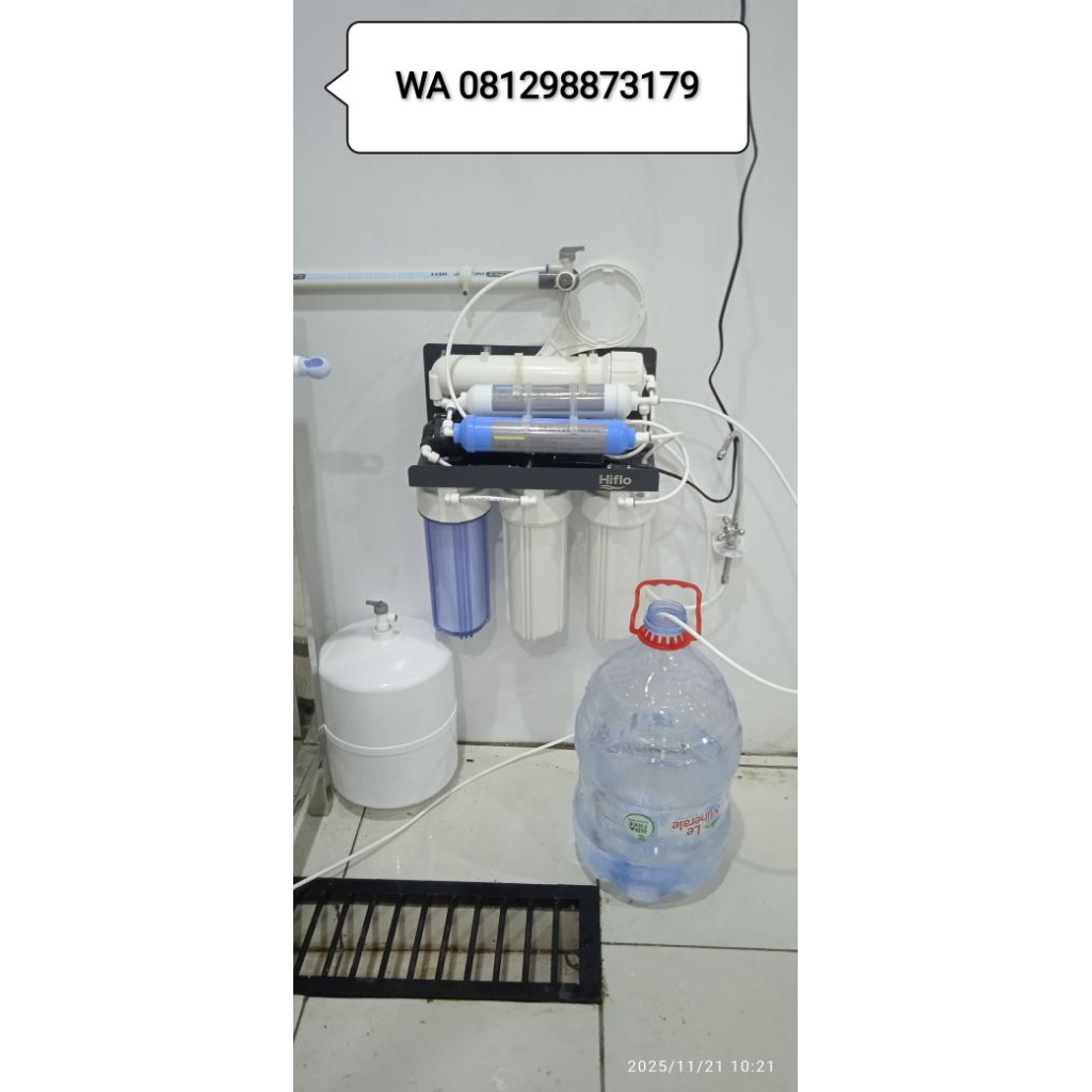 Filter Air minum RO sdh berikut Pasang