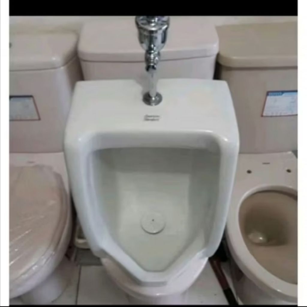 urinoir America standar complite fullset + Fushkran TOTO - second berkualitas