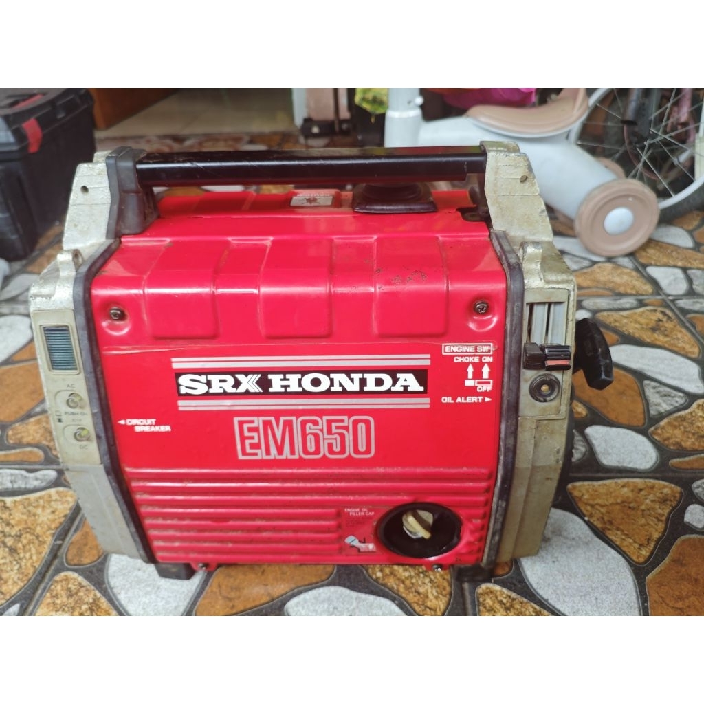 Genset Portable Honda EM650 Second Bekas Preloved