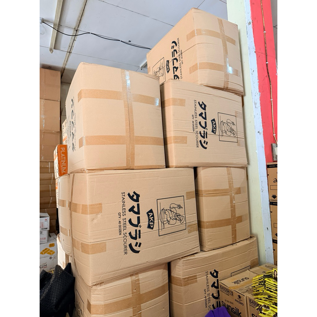 [ 1 DUS ISI 40 LEMBAR ] KAWAT BESAR CUCI PIRING AKP / KAWAT STAINLESS SABUT CUCI