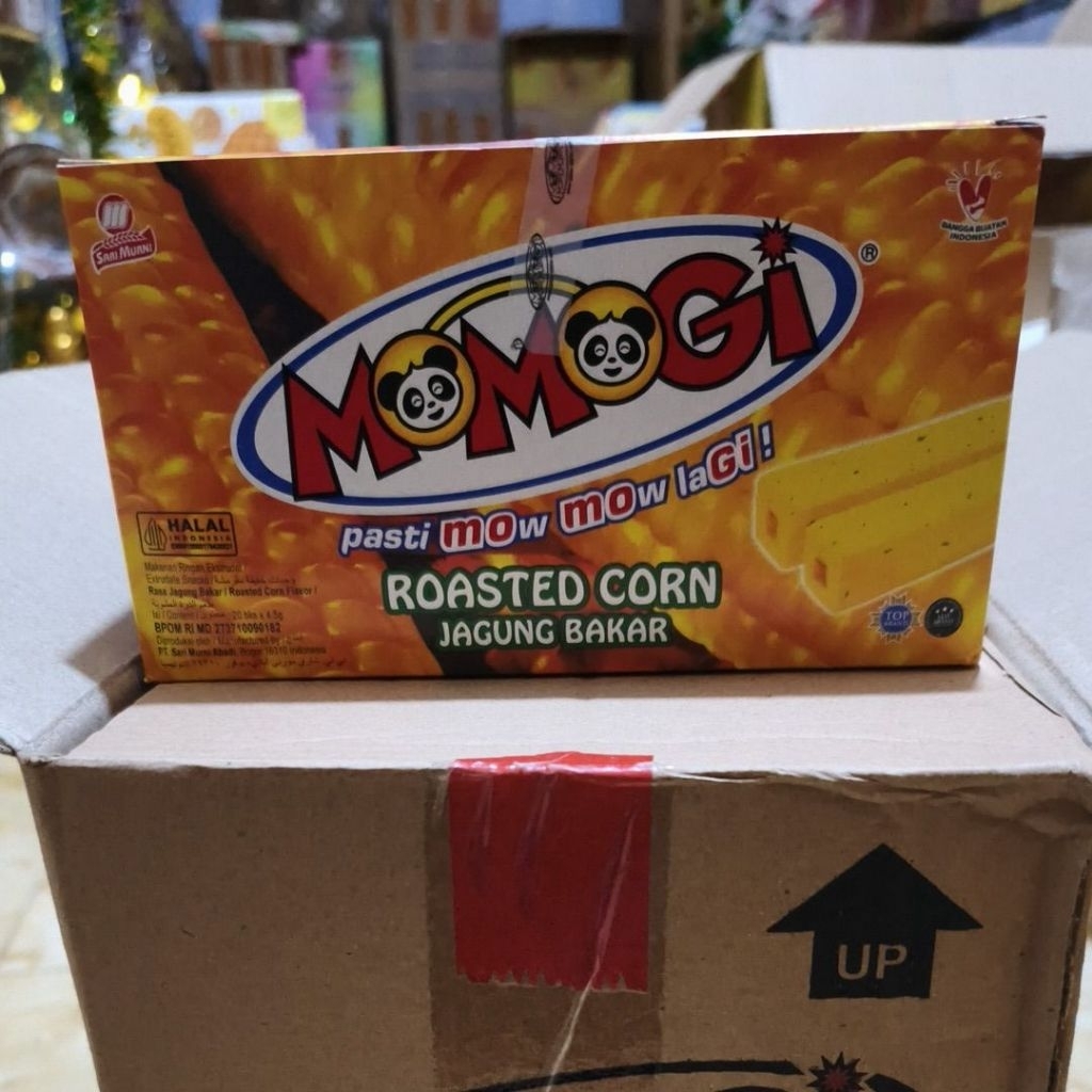 momogi jagung bakar 1 dus isi 12 box