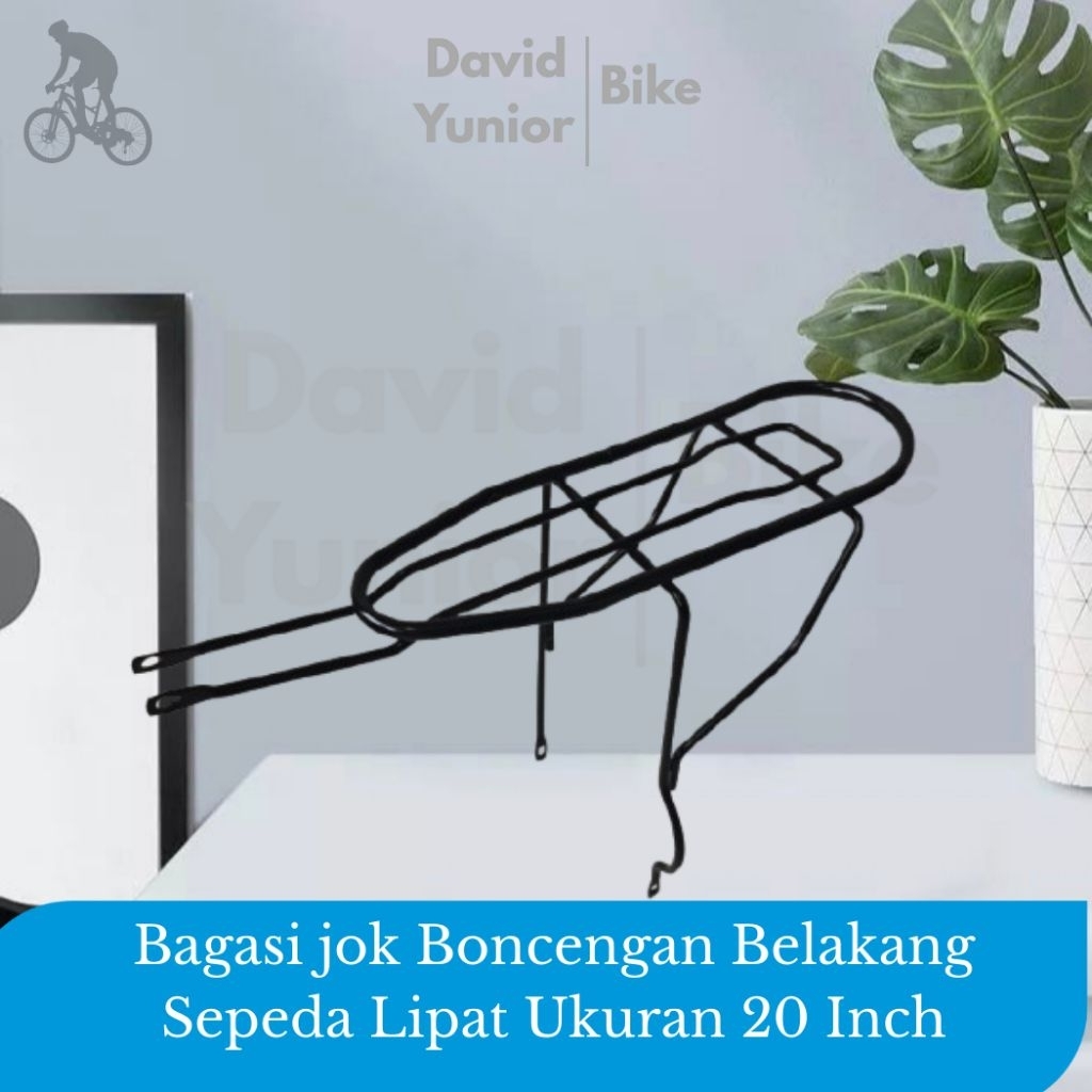 besi Boncengan Belakang Bagasi Jok belakang Sepeda Lipat 20 inch