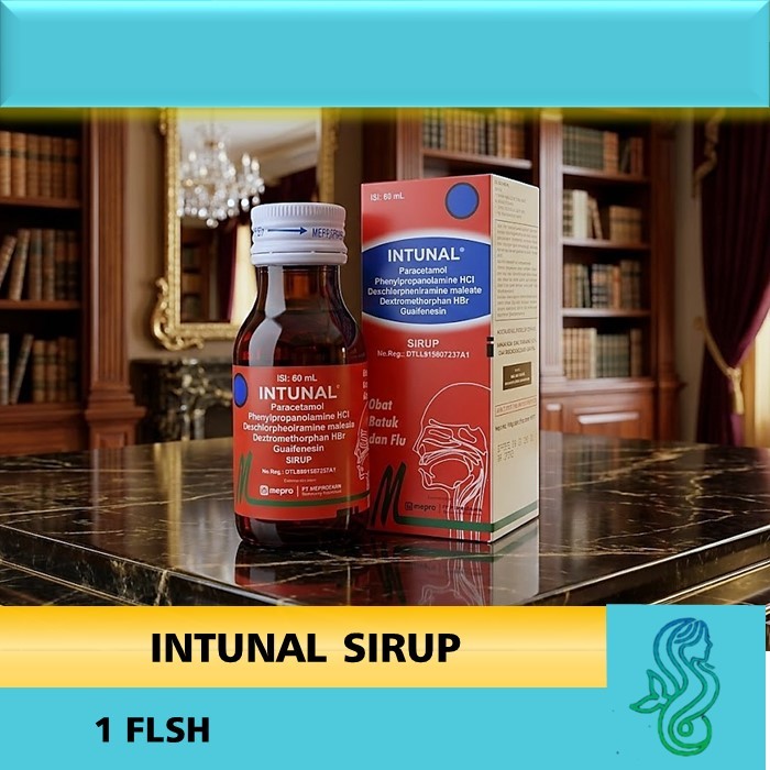 INTUNAL SYRUP 60 ML- OBAT BATUK DAN FLU DEMAM ANAK