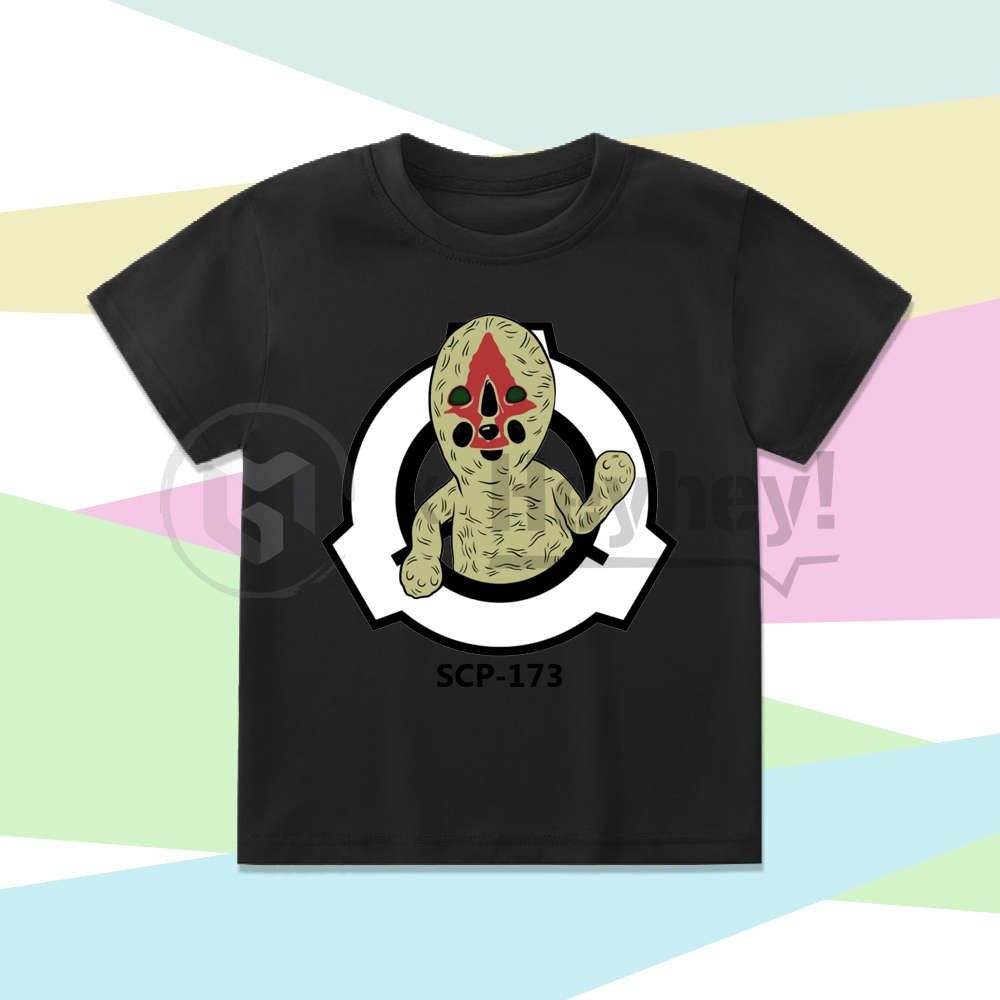 Baju anak kaos anak SCP 173 Gratis Cetak Nama