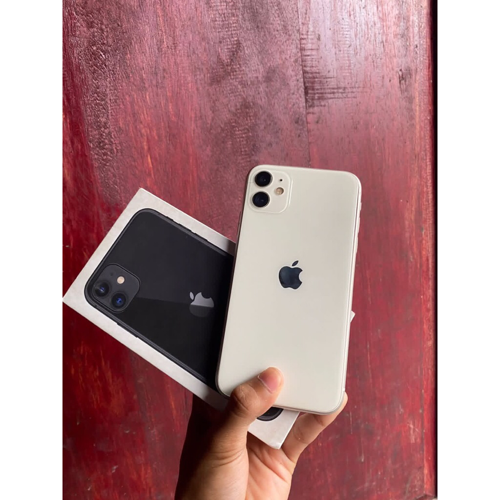 Iphone 11 64 White Second Fullset
