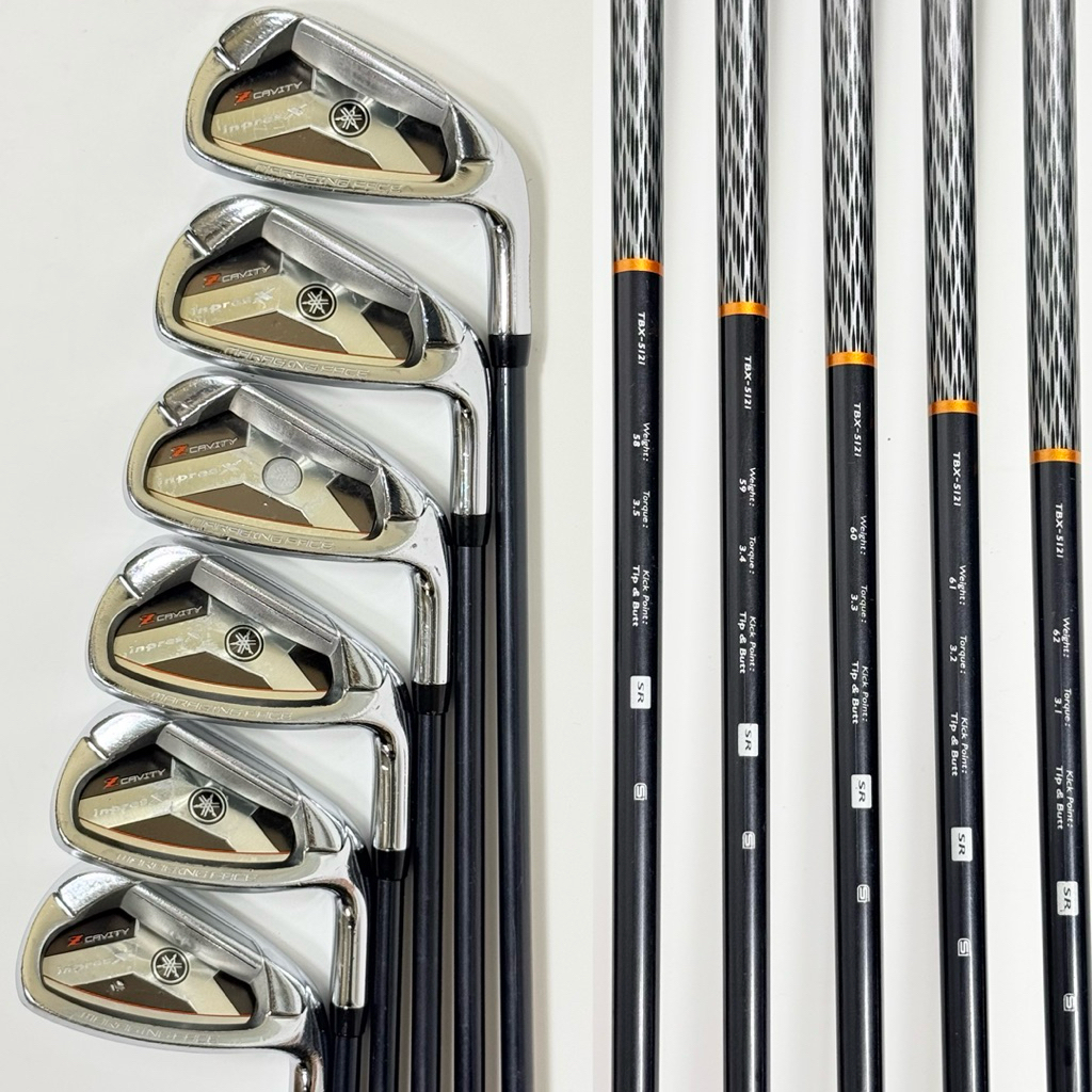 Iron Set Golf Man Yamaha Inpres ZCavity Shaft Graphite Flek SR Bekas Original - Stick Golf Iron Set 