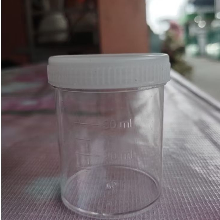 botol plastik pot urine 30ml- botol pot 30ml murah
