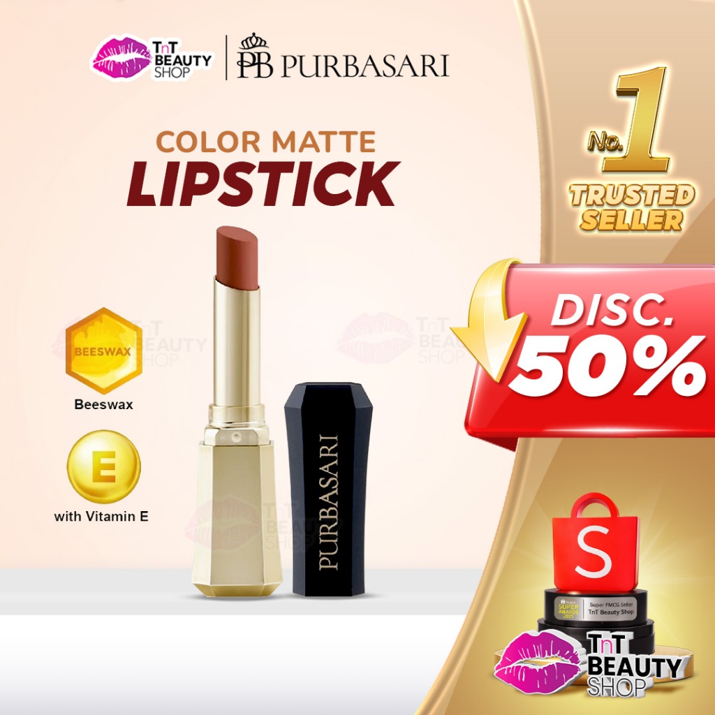 Purbasari lipstick Color Matte ORIGINAL | Tnt Beauty Shop