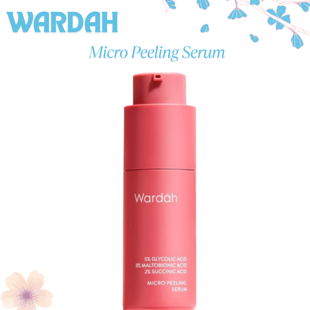 Wardah 5% Glycolic Acid Micro Peeling Serum 20ml/Serum Wajah