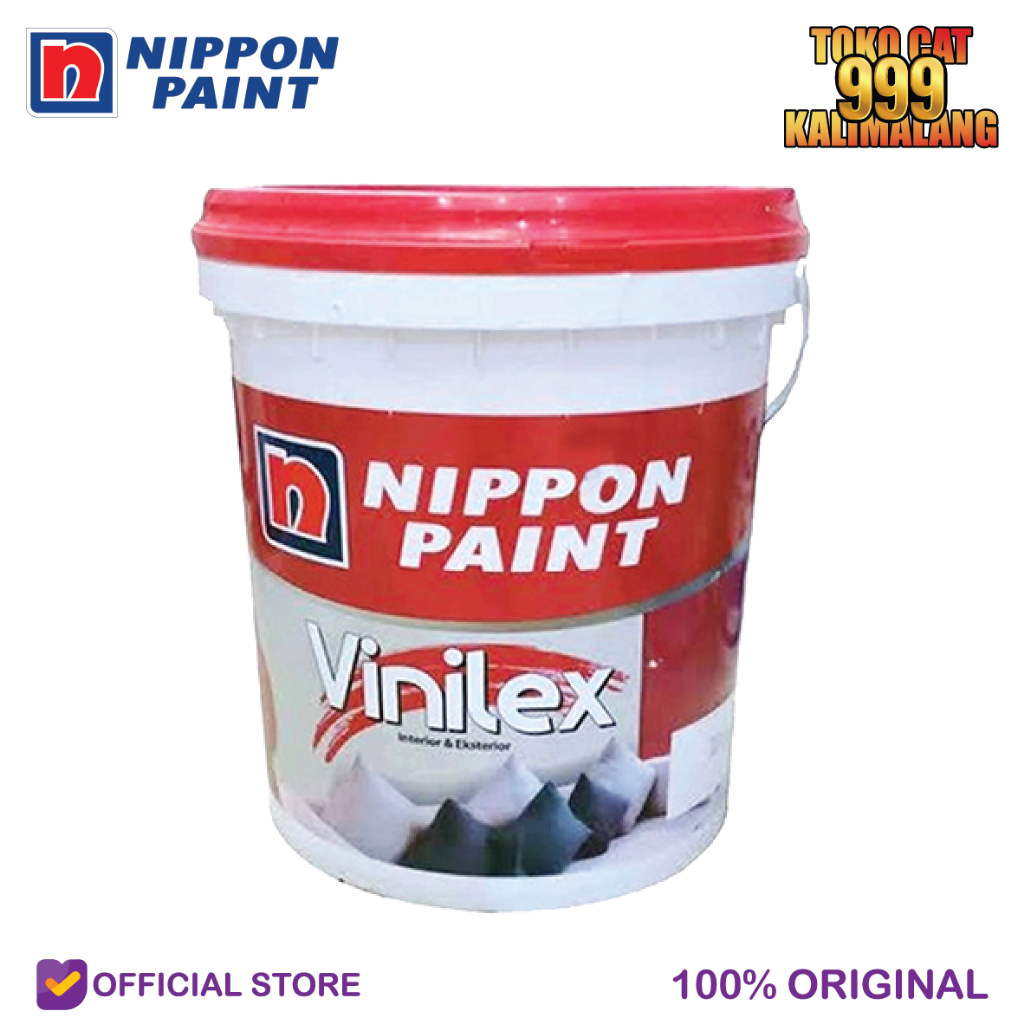 Cat Tembok Plafon Rumah Interior Nippon Vinilex Warna Light Cream Ukuran Pail 25 Kg REGULER/CARGO