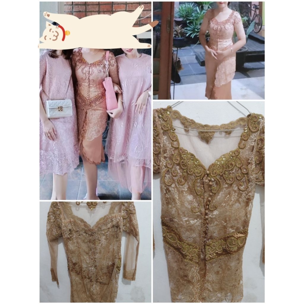preloved baju kebaya payet hanya baju kebaya
