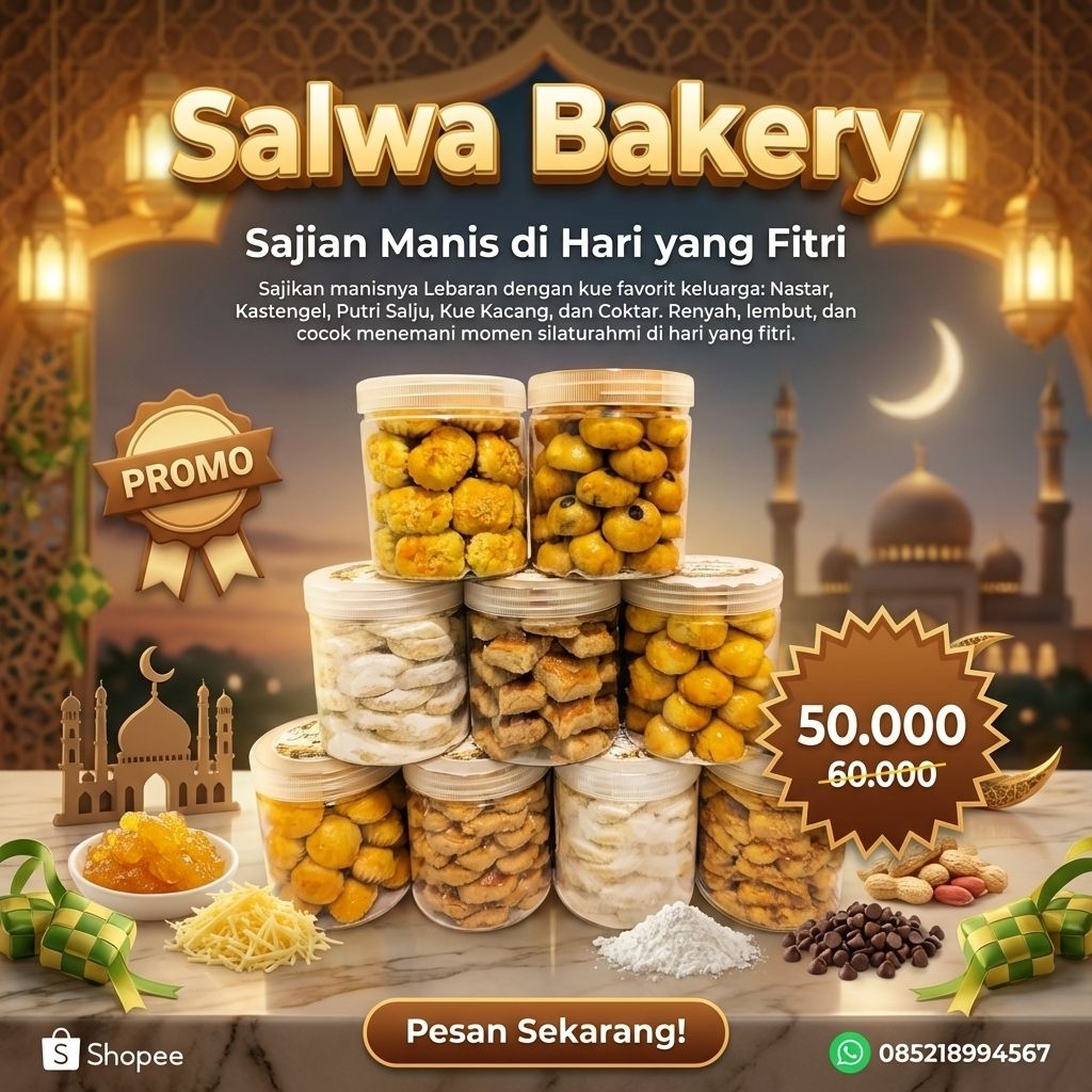 Kue Lebaran Kue Kering - Salwa Bakery