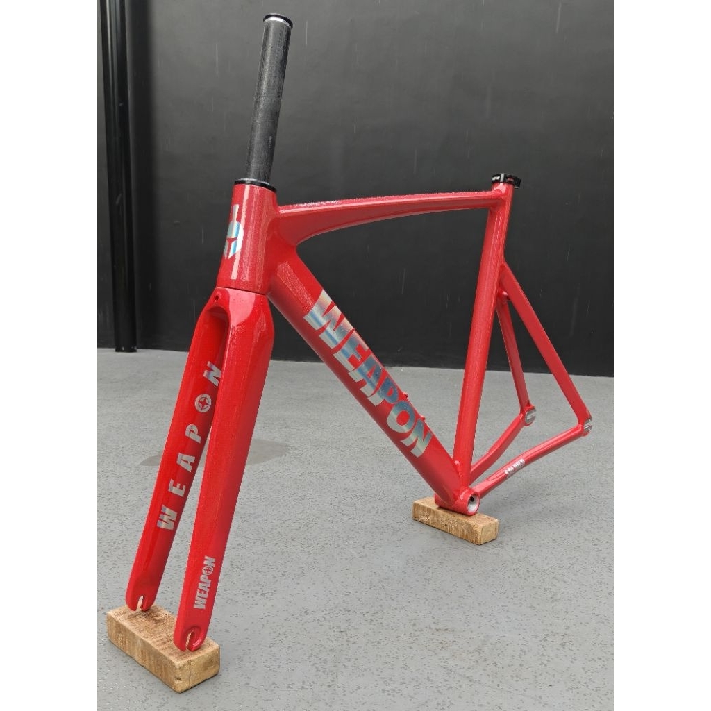 Frameset WEAPON Soldier Lowpro Fixed Gear / Track Frameset (Red Chameleon)