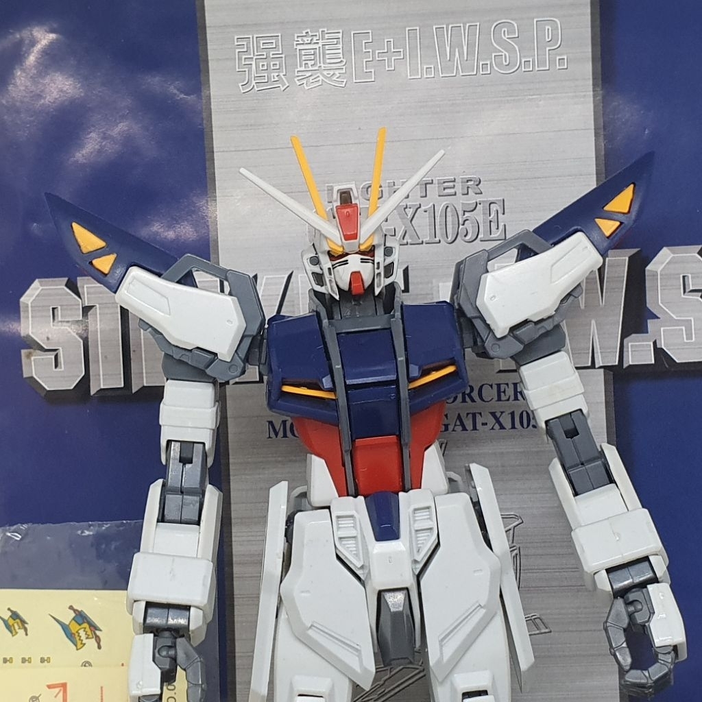 Modelkit Master Grade MG 1/100 Gundam Strike IWSP Backpack Seed TT Hongli No Bandai Rakit