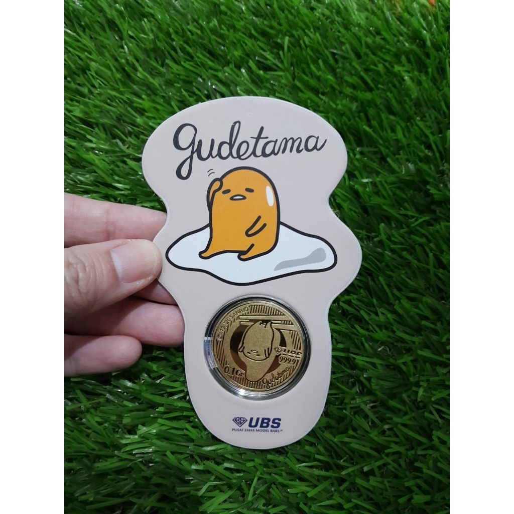 UBS gold 0.1 gr sanrio gudetama