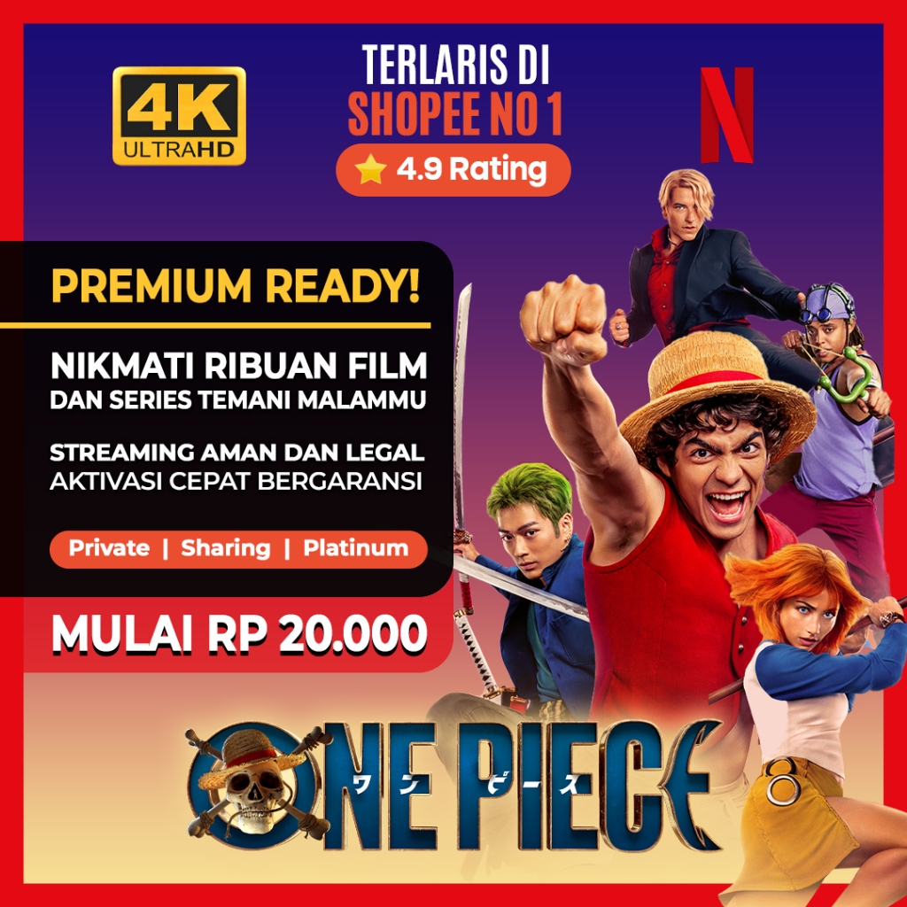 NETFLIK NO VPN TRUSTED INDONESIA BUKAN REGION LUAR LEGAL FULLGARANSI