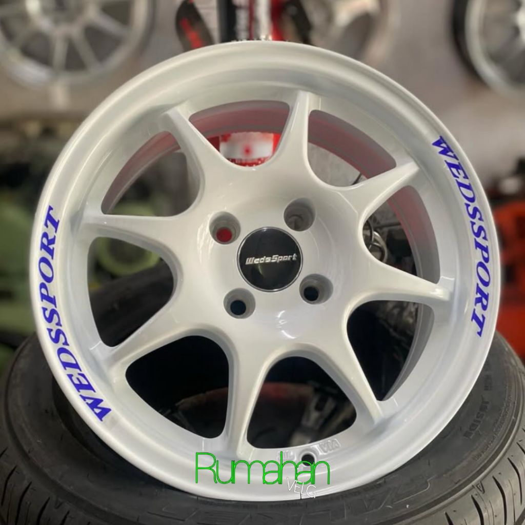 velg wedssport tc05 r15 lebar 6,5 pcd 4X100 ET 42 velg mobil ring 15 velg racing agya ayla swift fro