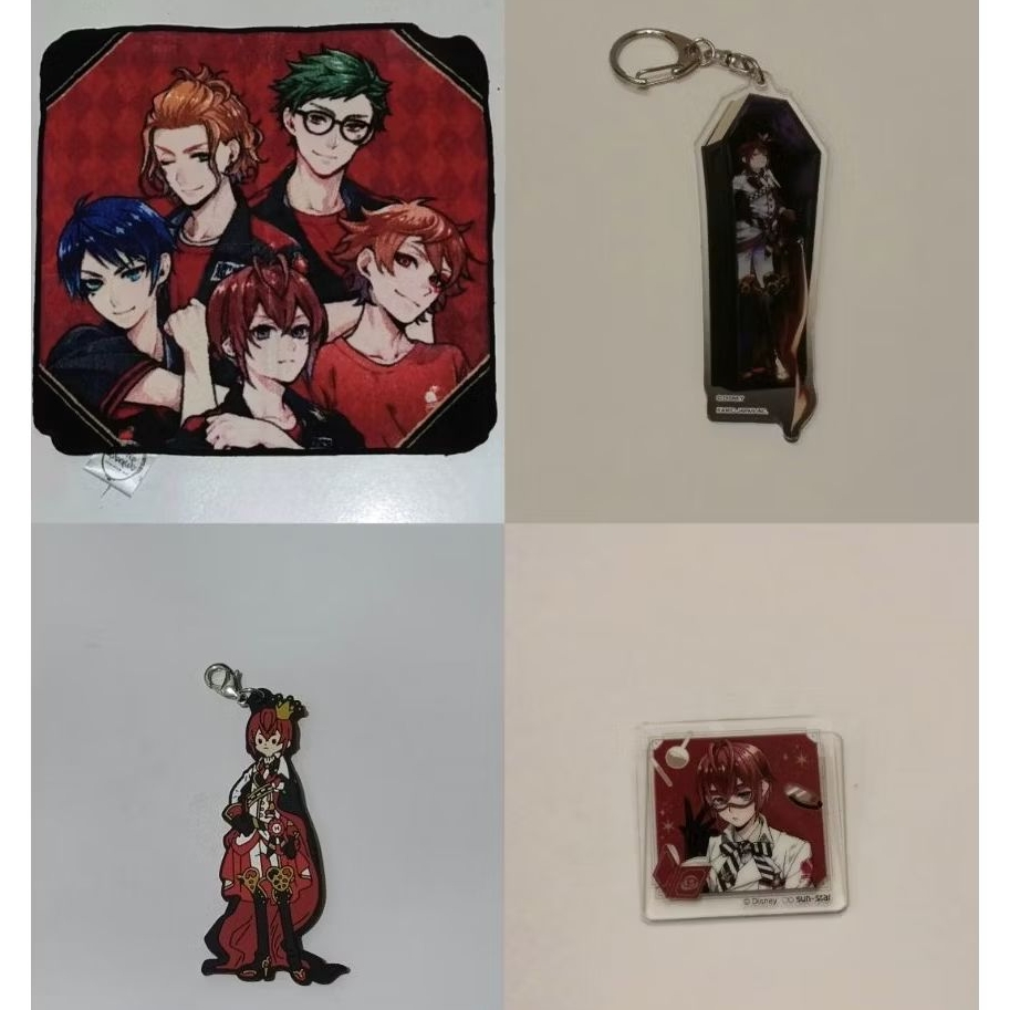 [OFFICIAL] KEYCHAIN/RUBBER/BADGE TWISTED WONDERLAND - RIDDLE ROSEHEARTS