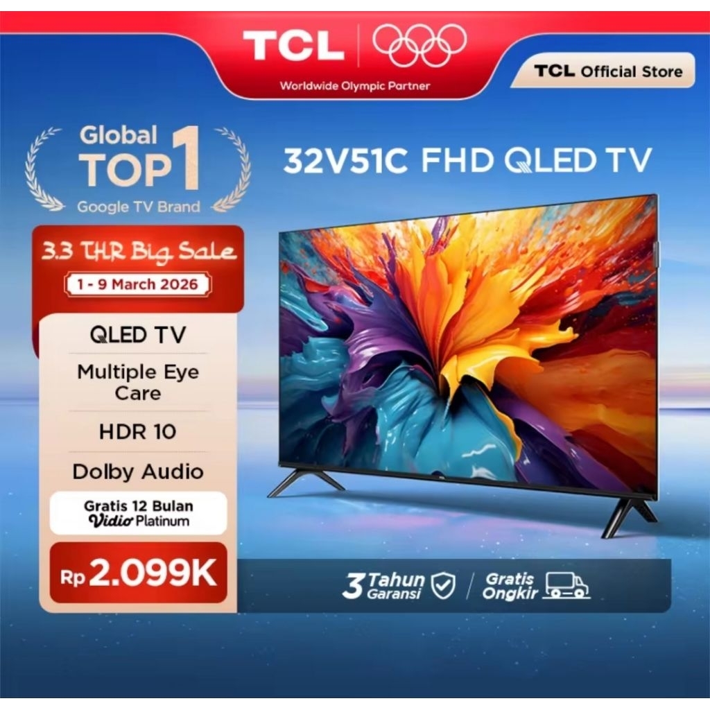 TCL 32 inch V51C - QLED -32V51C)
