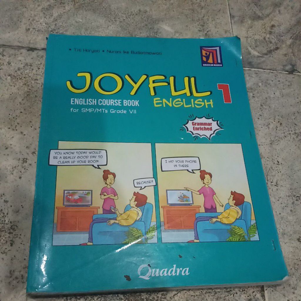 joyful English 1 kurikulum merdeka Quadra ORIGINAL