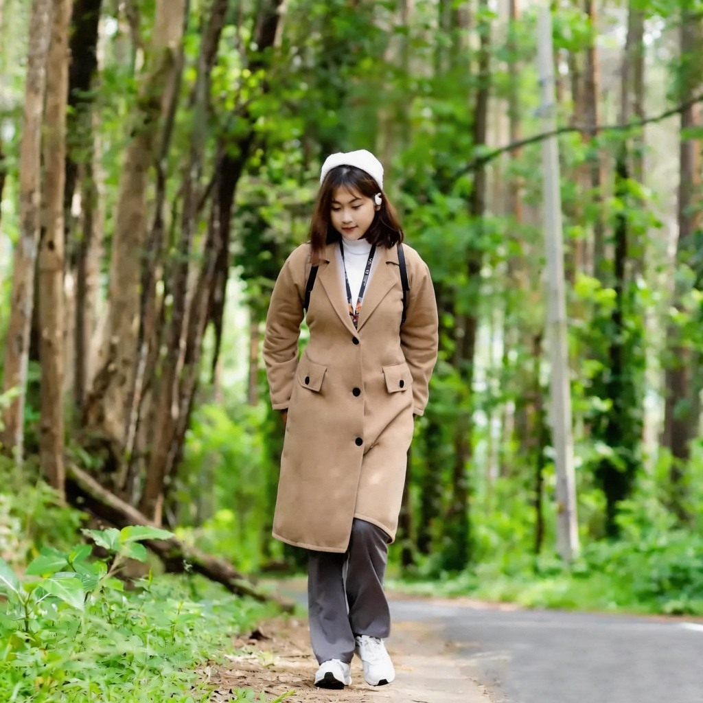 Eliteelegance Long Outer Muslimah Blazer Panjang Musim Dingin Coat Korean Style Untuk Umroh - 001