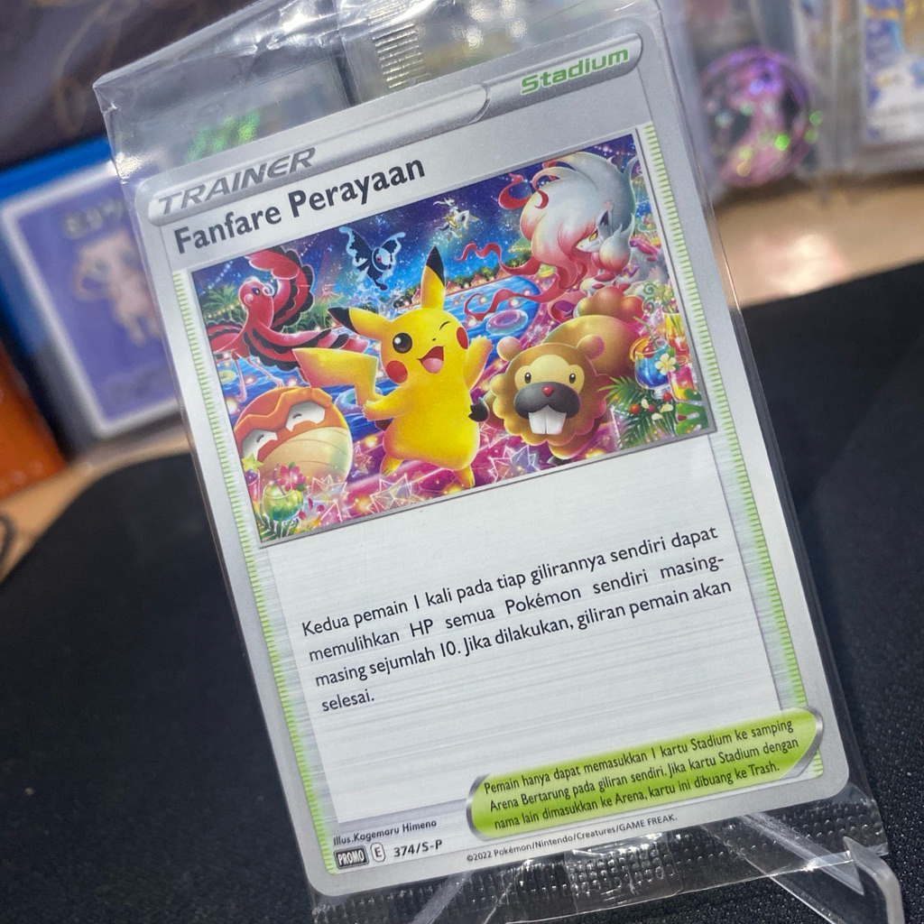Pikachu Fanfare Perayaan 374/S-Promo Bahasa Indonesia 2022