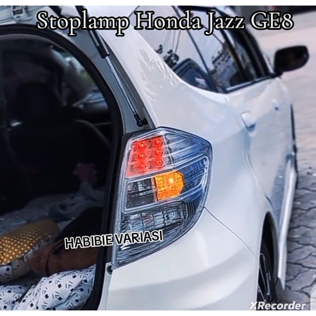 Stoplamp Honda Jazz GE8 Modifikasi Mikha Clear.Custom Stoplamp Jazz GE8
