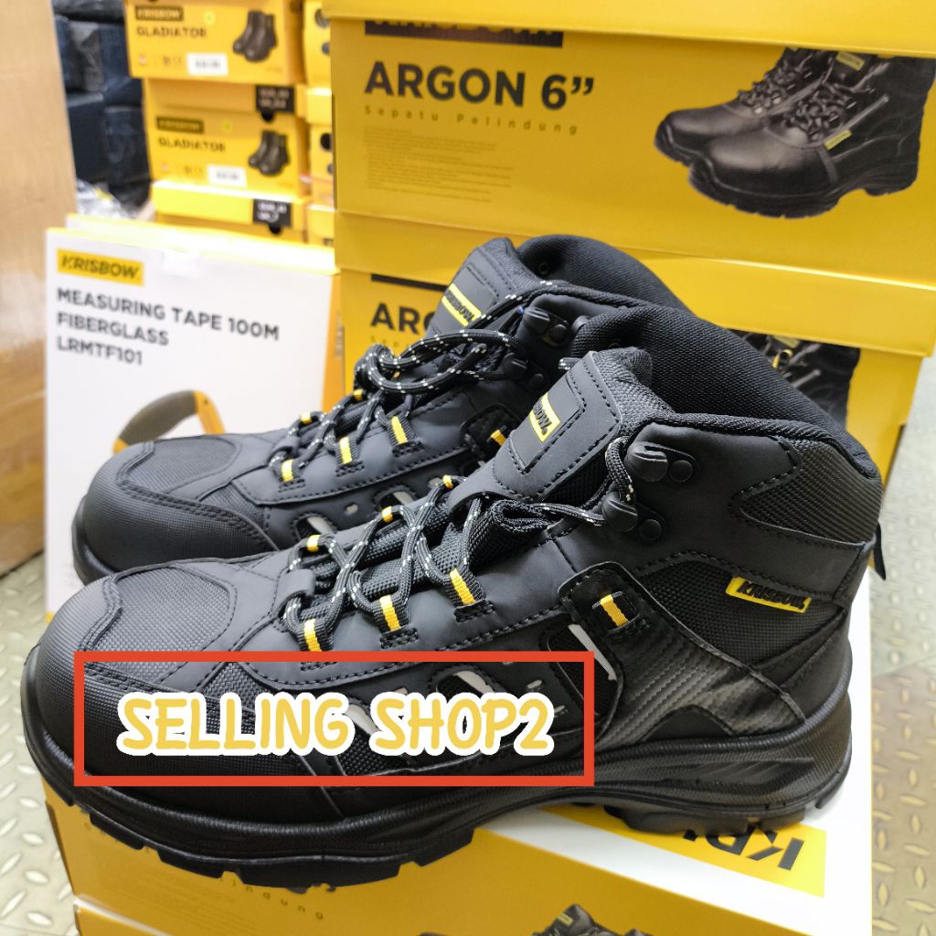 Sepatu Safety Krisbow NEMESIS 6" || Safety Shoes Krisbow NEMESIS || Krisbow Sepatu  Safety NEMESIS
