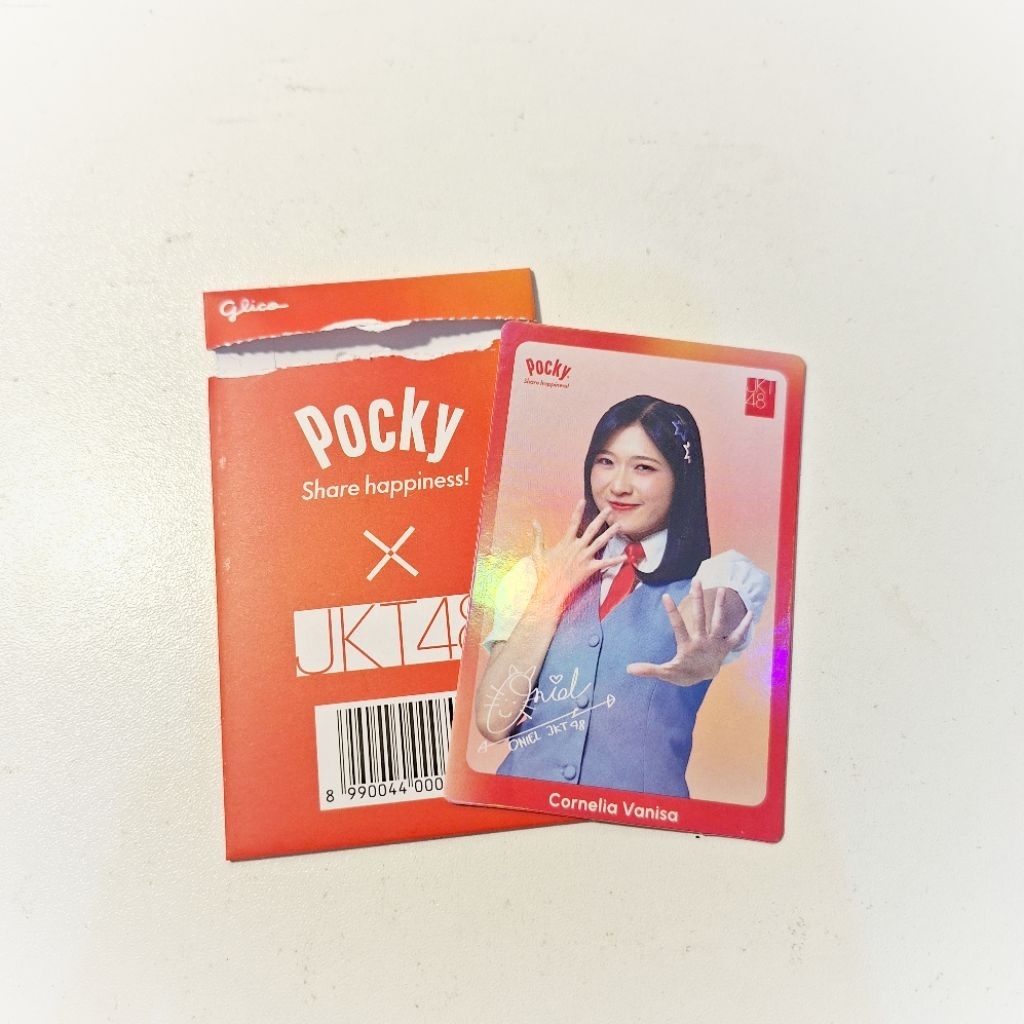 Photocard JKT48 x Pocky Oniel Cornelia Vanisa