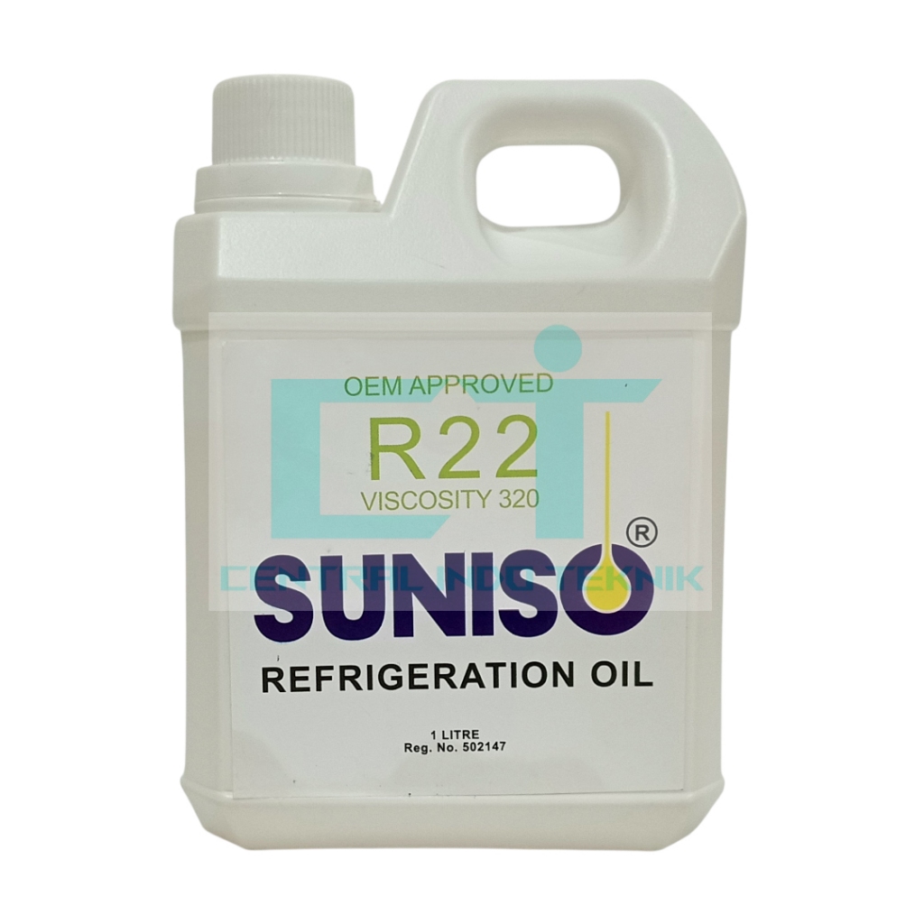 OLI KOMPRESOR AC R22 MERK SUNISO 1 LITER | COMPRESSOR OIL AC TIPE TYPE R22 SUNISO 1LT