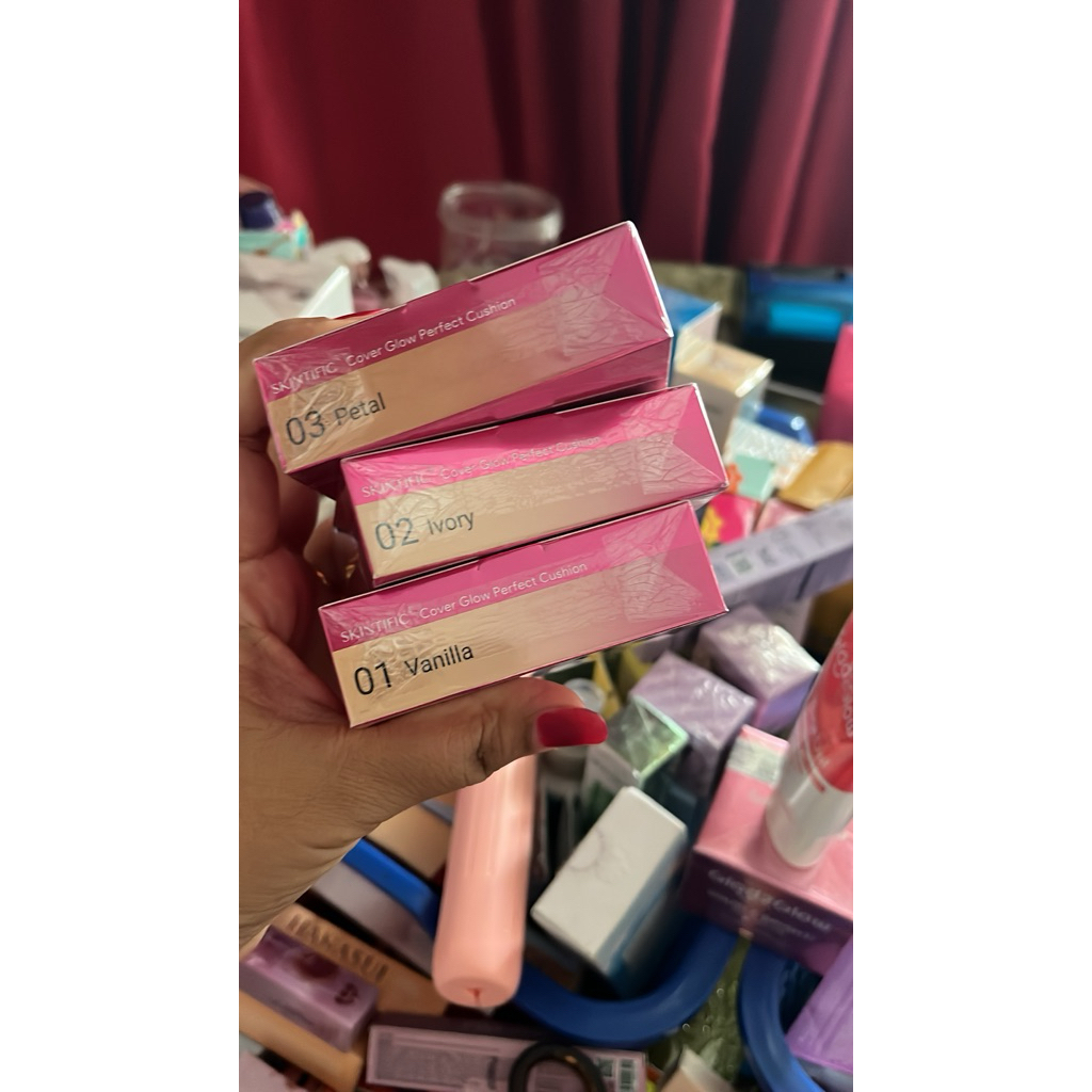 2pc cushion skintific shade ivory & petal