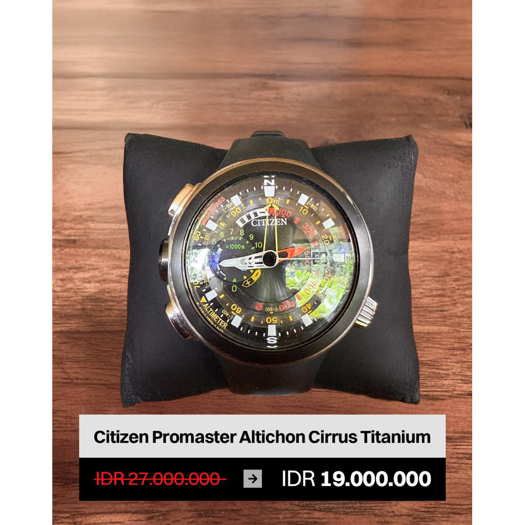 Citizen Promaster Altichon Cirrus Titanium