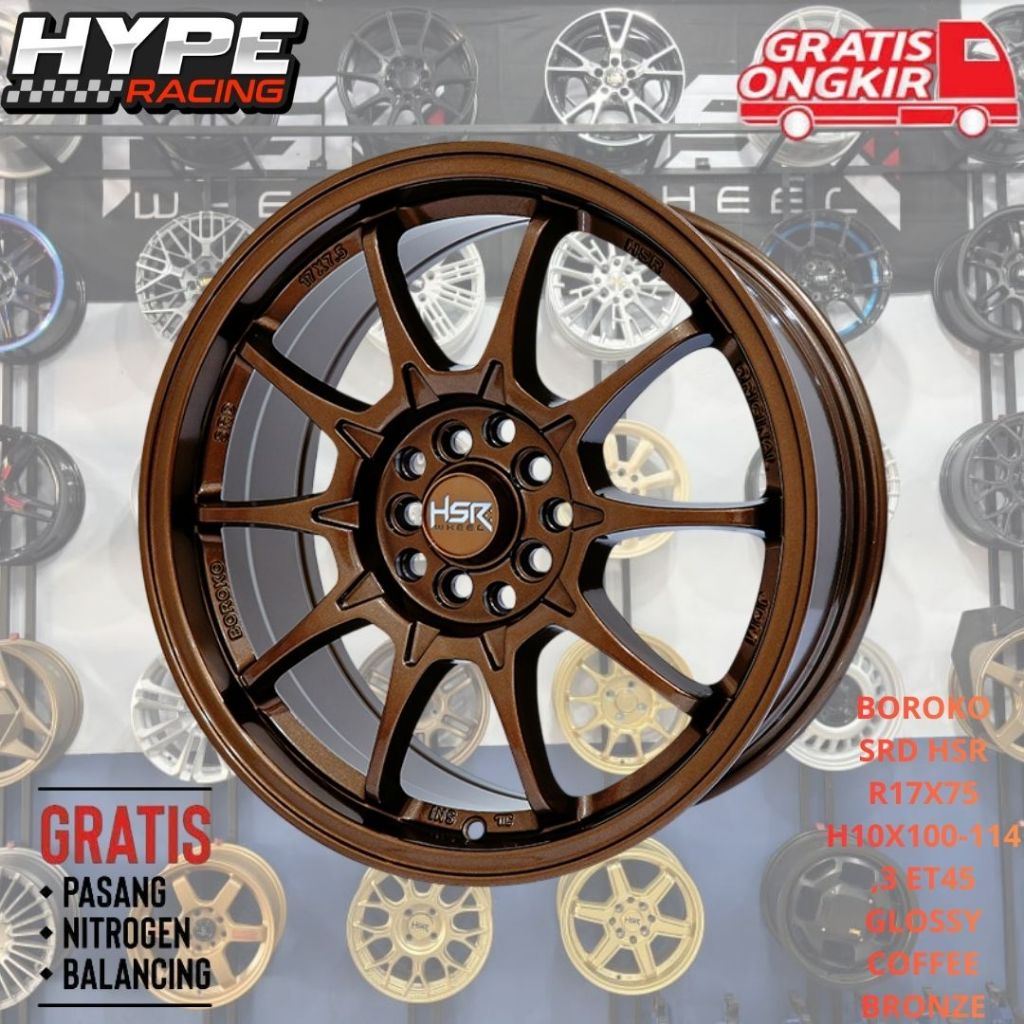 Pelek Mobil Model Ce28 R17 Pcd 5x100 5x114,3 New Veloz,Innova,Hrv,Sienta
