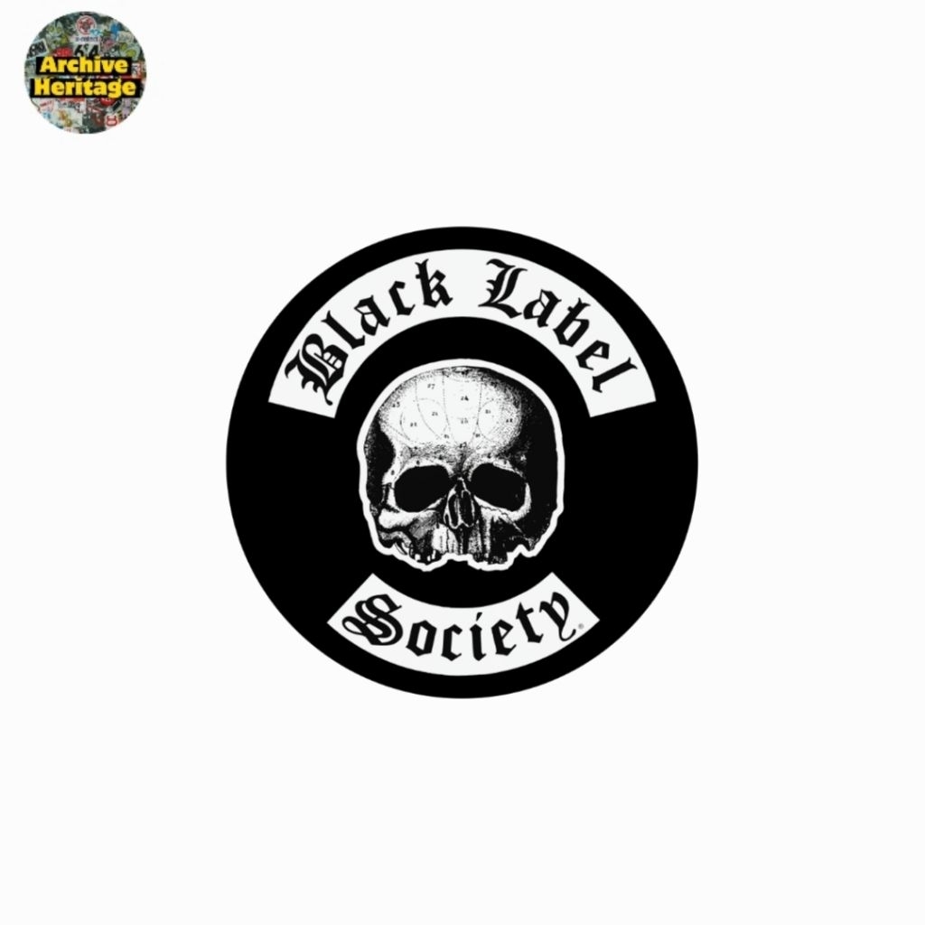 sticker Black label society band heavy metal stiker