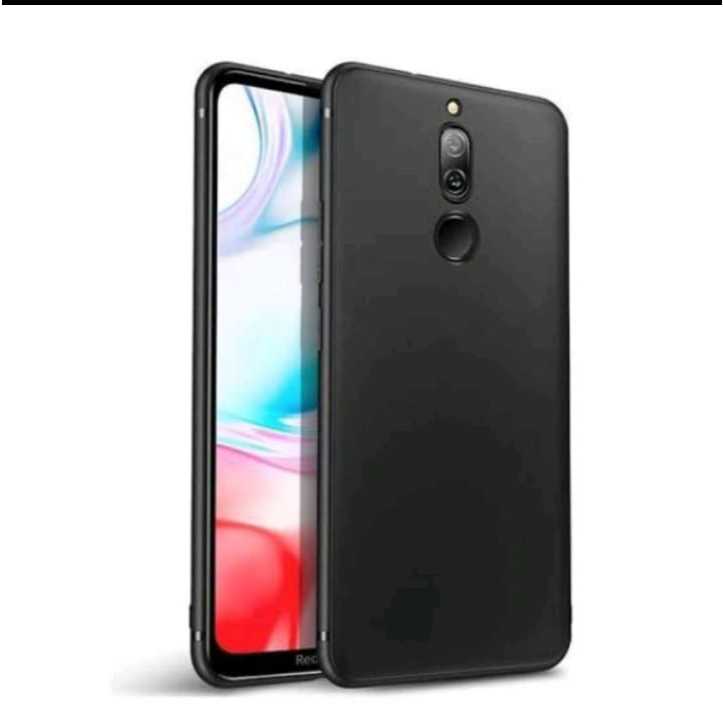MATTE CASE XIAOMI REDMI 8 / REDMI 8A PRO SOFT CASE SLIM FIT PREMIUM SOFT BLACK DOFF