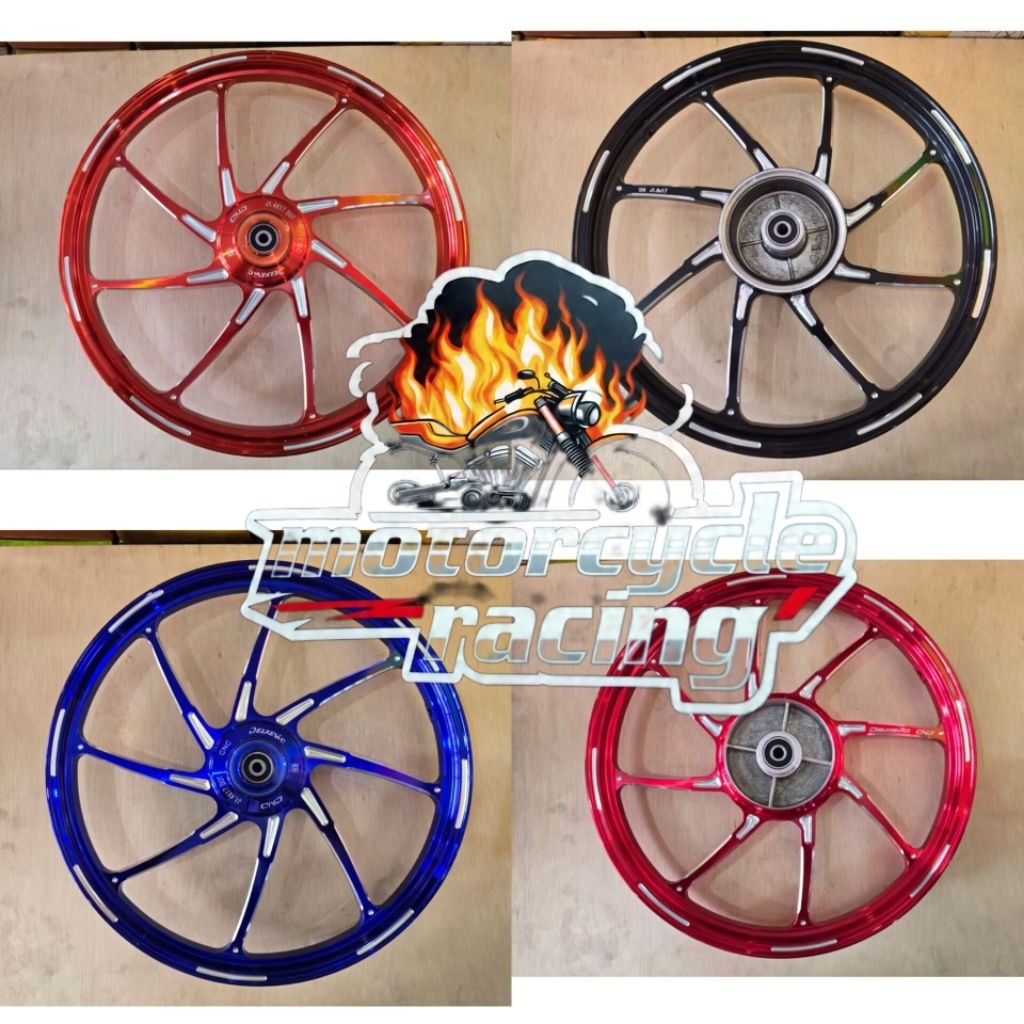 terbaru velg velak m8 delkevic dnd new series cnc palang 8 mx old jupiter z uk140/160 fizr 140/160 m