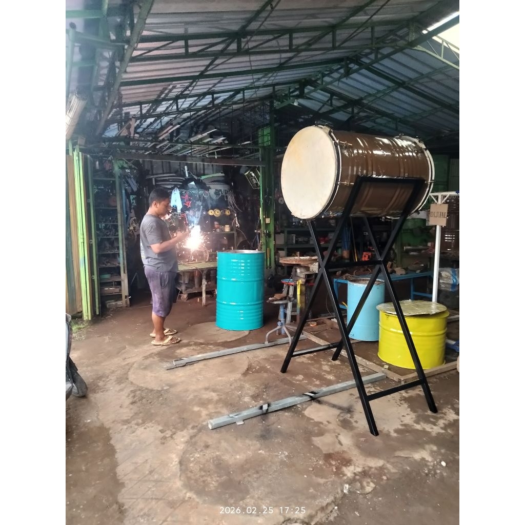 BEDUG JUMBO DARI DRUM & KULIT KAMBING KUALITAS 2 SISI