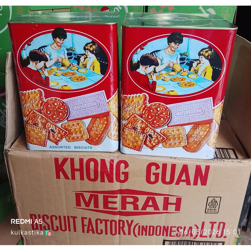 Khongguan biskuit kaleng Besar