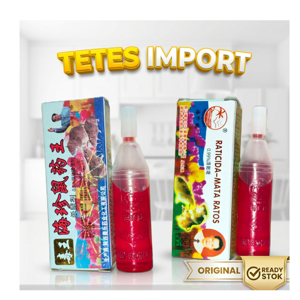 RACUN TIKUS CAIR TETES MERAH AB RATOS 2M CEBOL/ RACUN TIKUS CAIR IMPORT