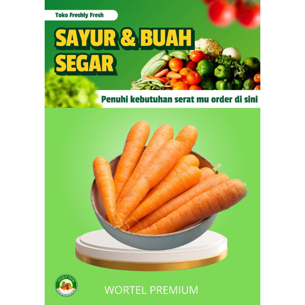 WORTEL PREMIUM/WORTEL SAYUR DAN BUAH