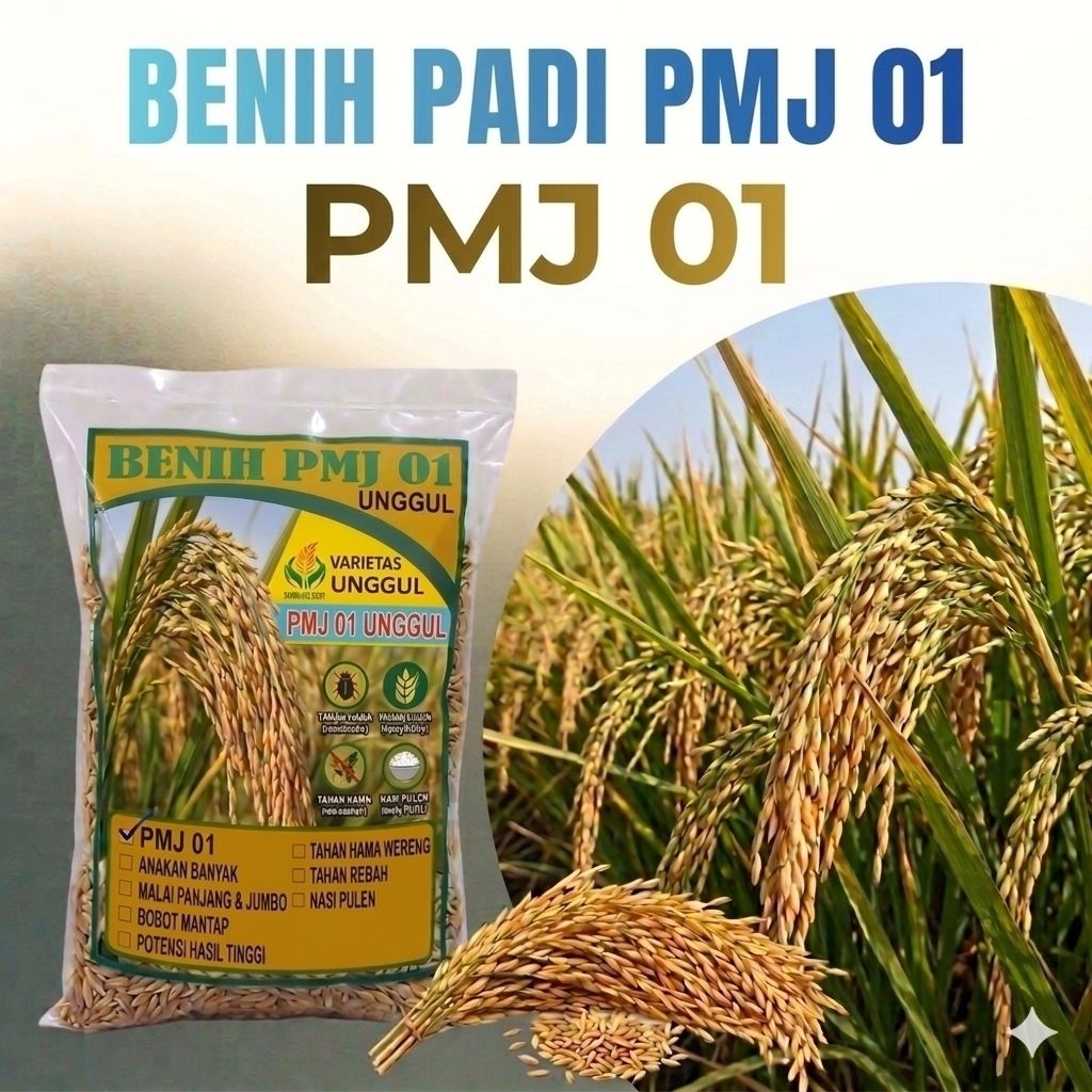 benih padi pmj 01 benih padi unggul pmj 01 kemasan 5kg