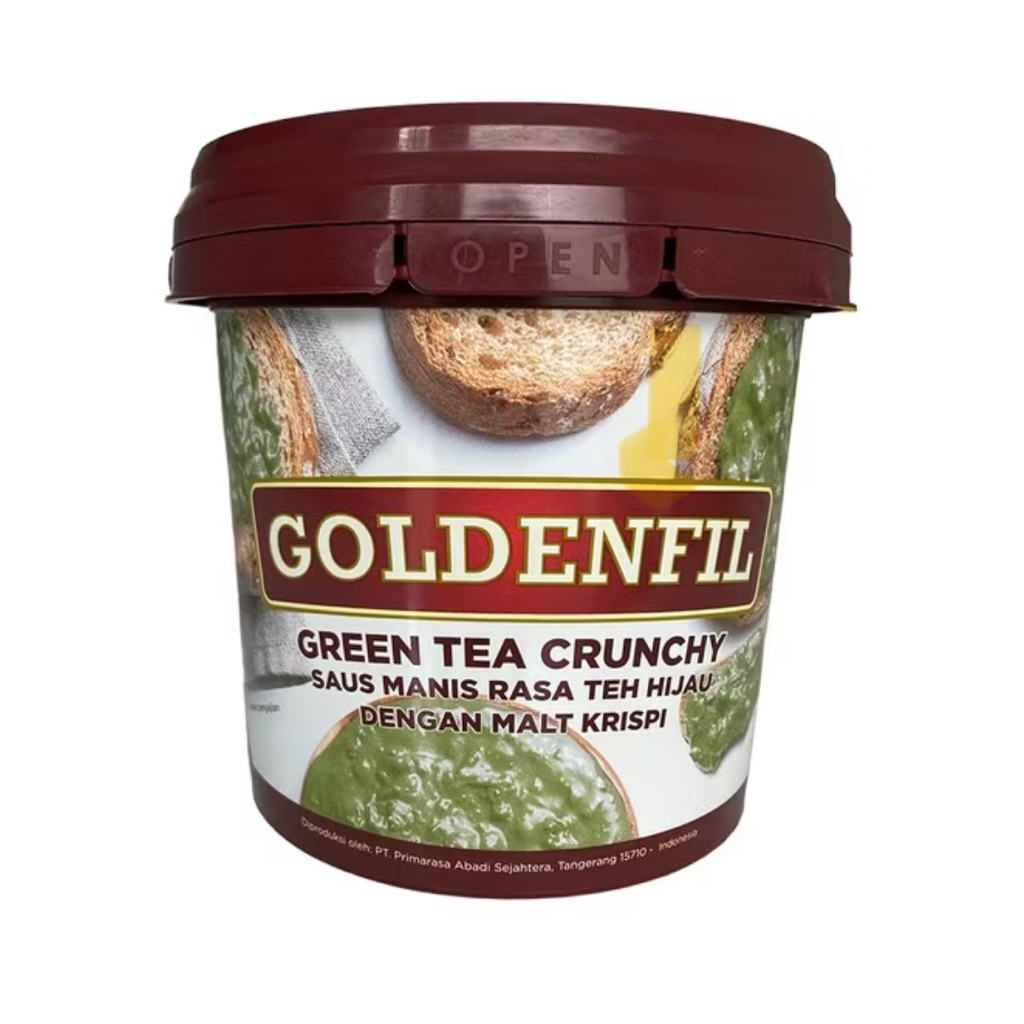 GOLDENFIL GREENTEA CRUNCHY 1KG / SELAI GREENTEA CRUNCHY GOLDENFIL 1KG GOLDENFIL CHOCO CRUNCHY 1 KG