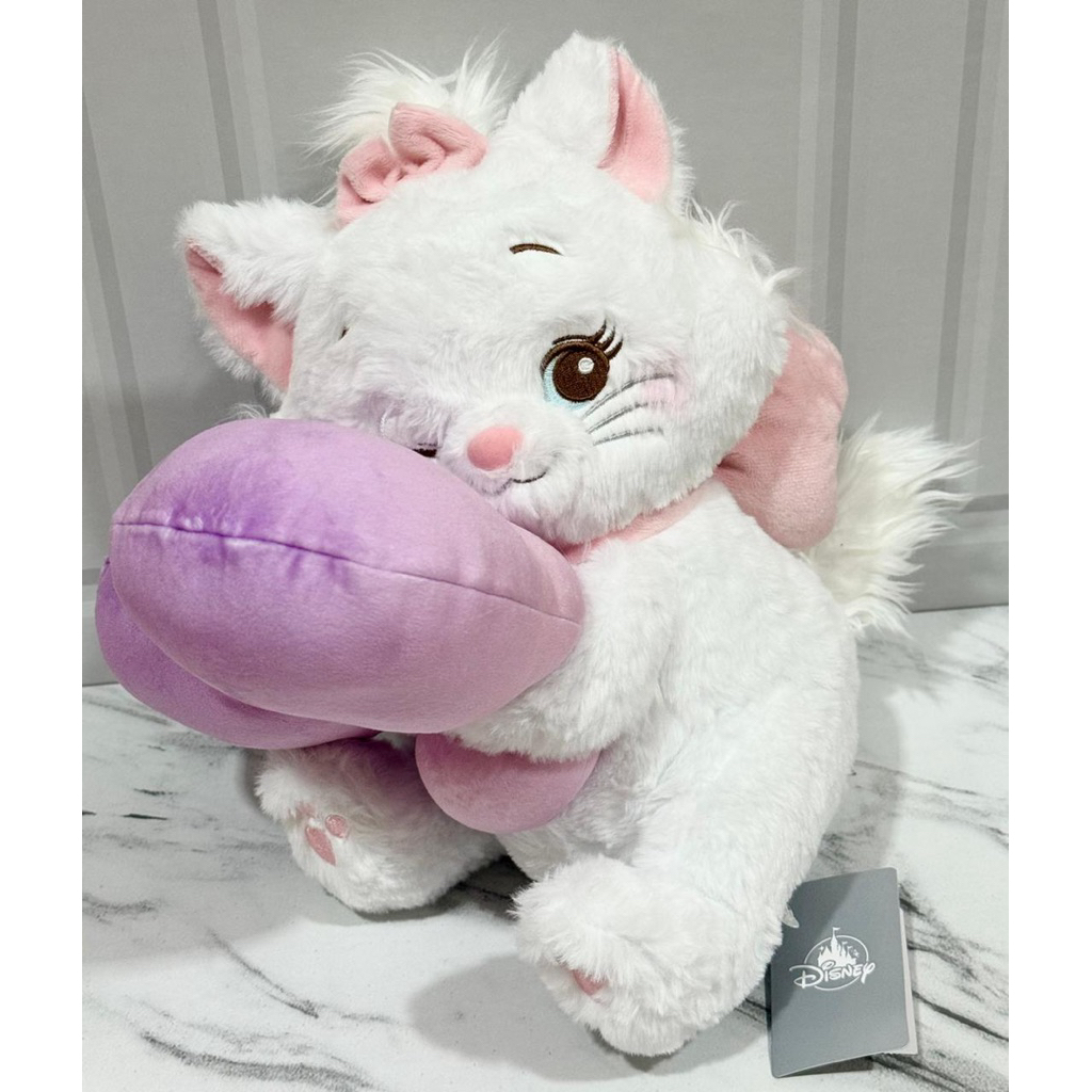 Boneka Plushie Marie Cat The Aristocrats Big Heart Special Collection Fluffy Disney Store
