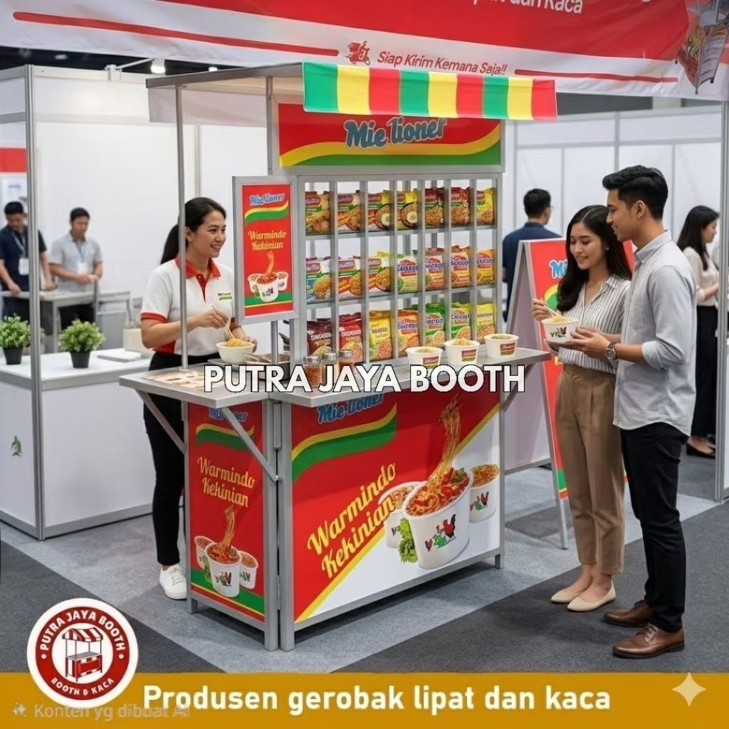 Booth Portable | Warmindo Virall | Standing Benner