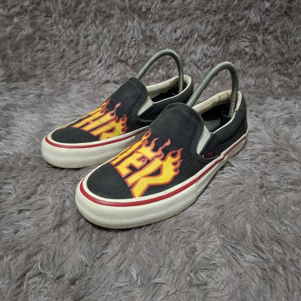 sepatu Vans x Thrasher slip on pro original