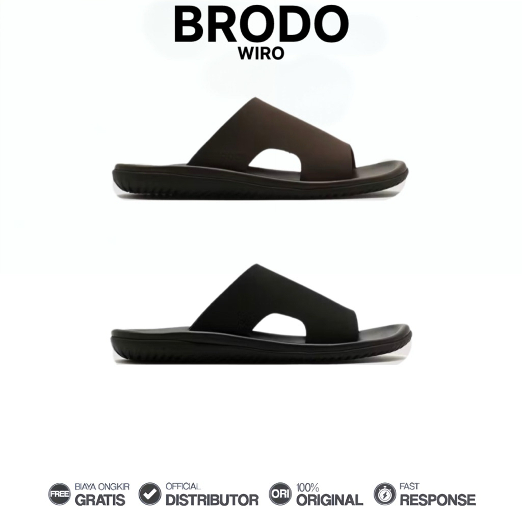 Brodo Wiro Sandal Pria Wanita Casual Harian Nyaman Unisex Fashion Original 100%