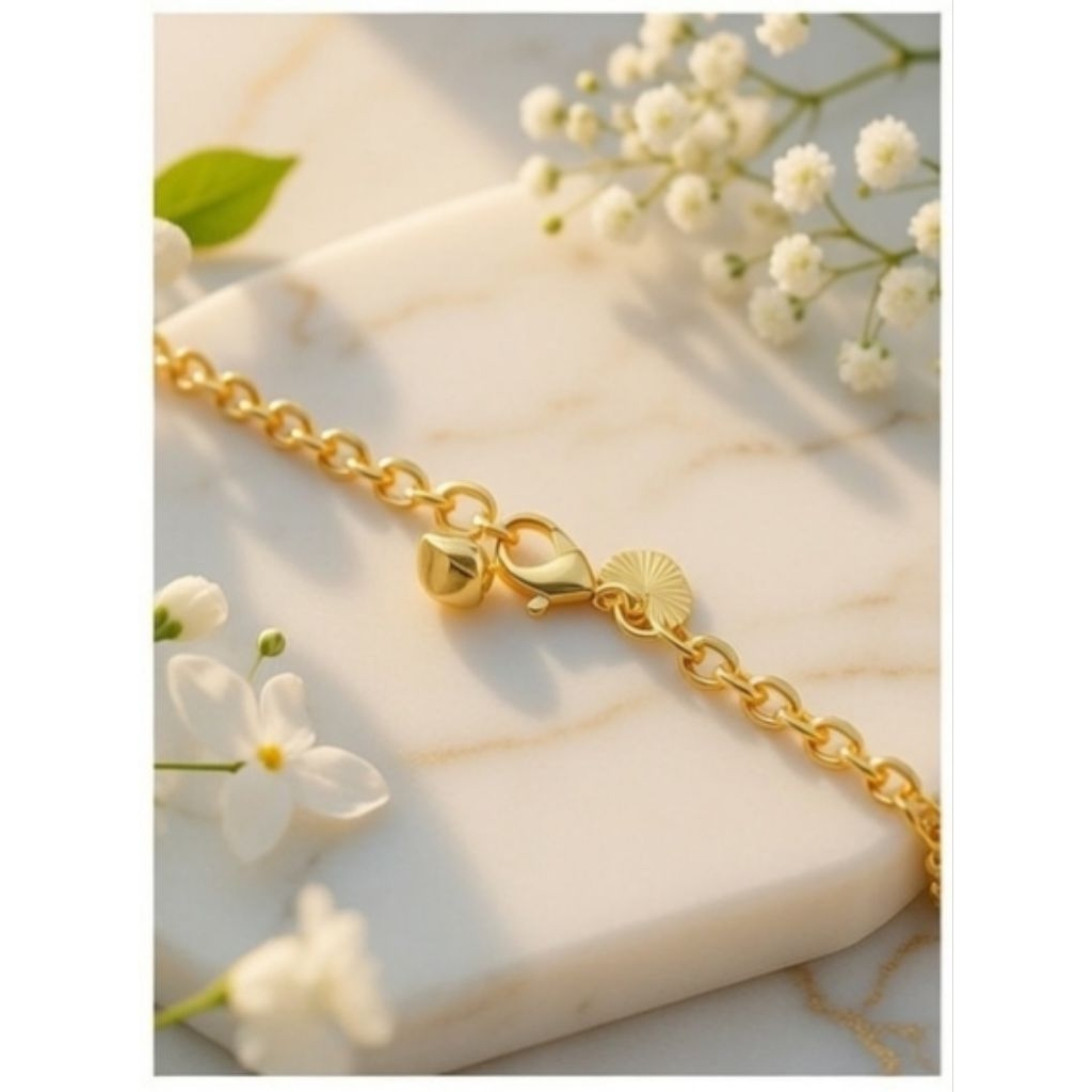 Perhiasan Gelang Anti Gatal Iritasi . Karna Terbuat Dari Uang Koin Logam Asli 500rupiah Tahun 1991-1