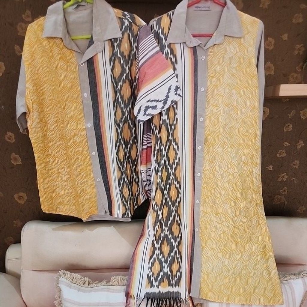 Batik Sarimbit Tenun Aqila Clothing - Preloved Like New