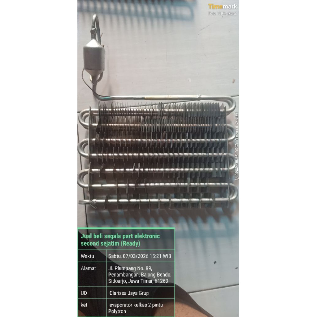 evaporator kulkas 2 pintu Polytron